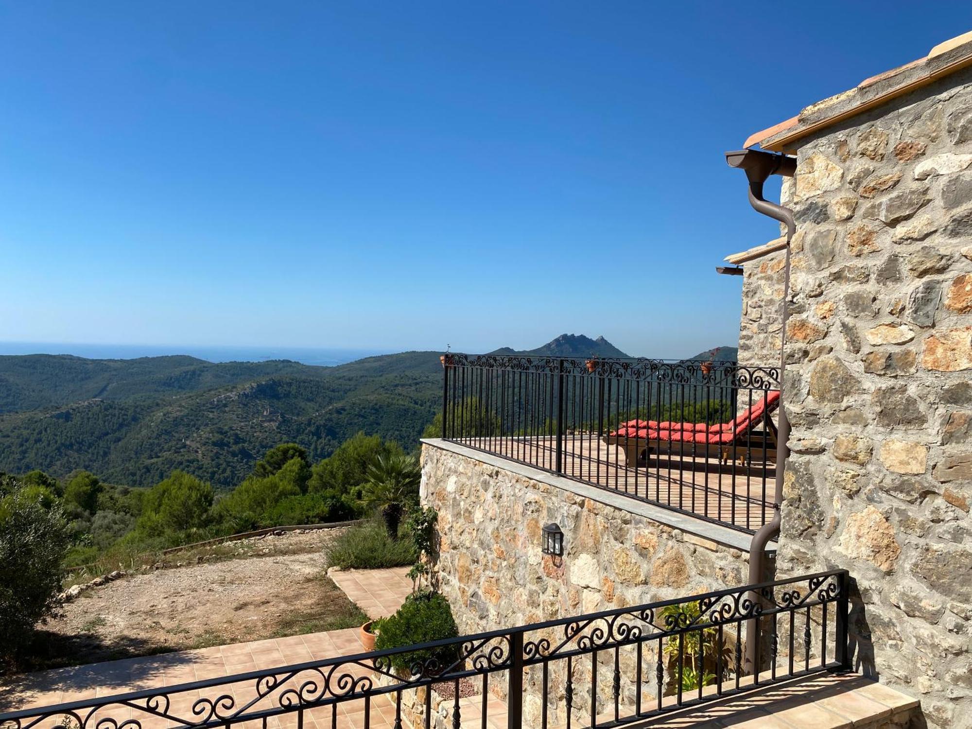 La Cueva De Miravet - Villa De Lujo En La Cima De La Montana Con Vistas Al Mar Cabanes  Exteriör bild