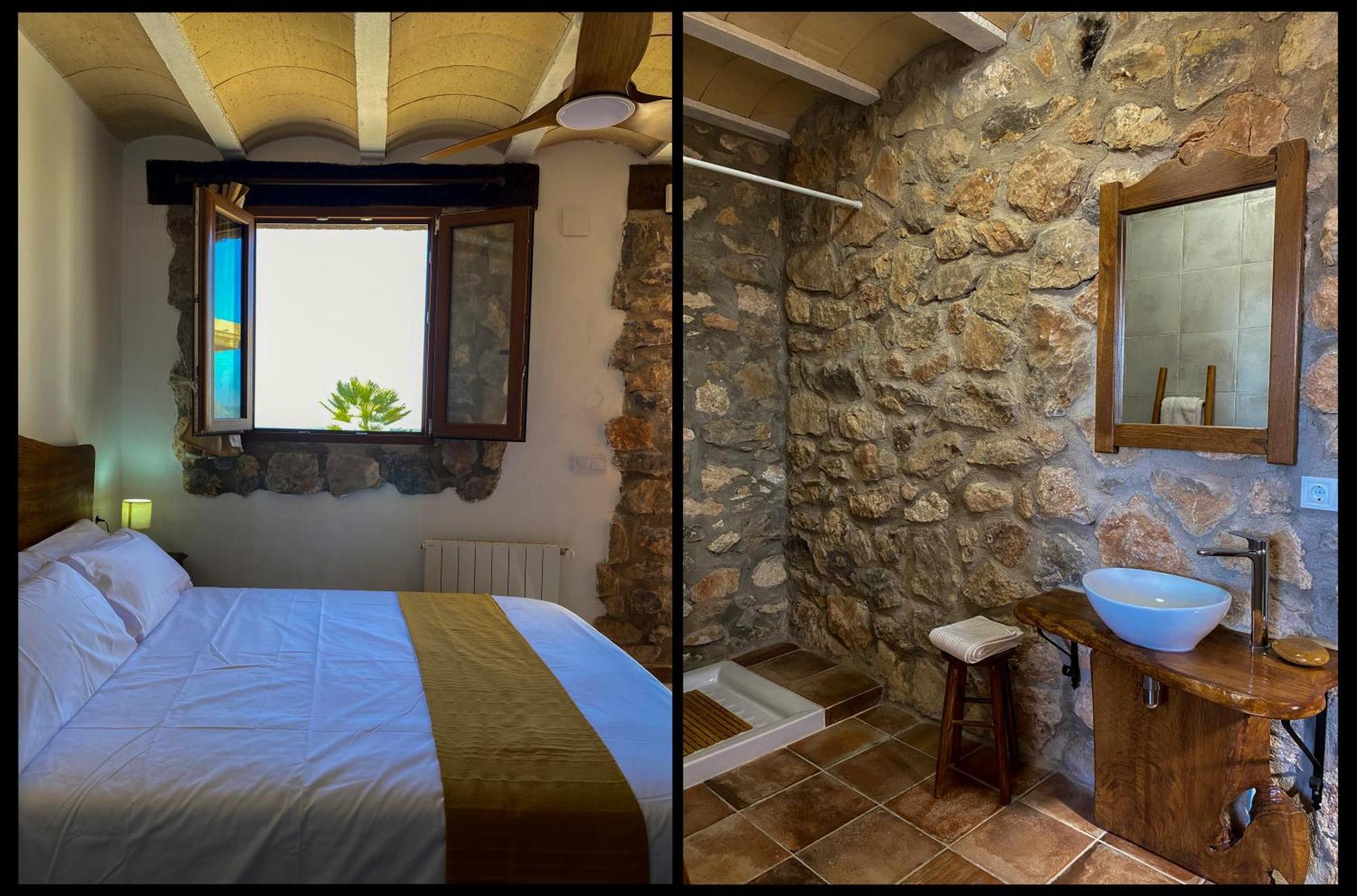 La Cueva De Miravet - Villa De Lujo En La Cima De La Montana Con Vistas Al Mar Cabanes  Exteriör bild