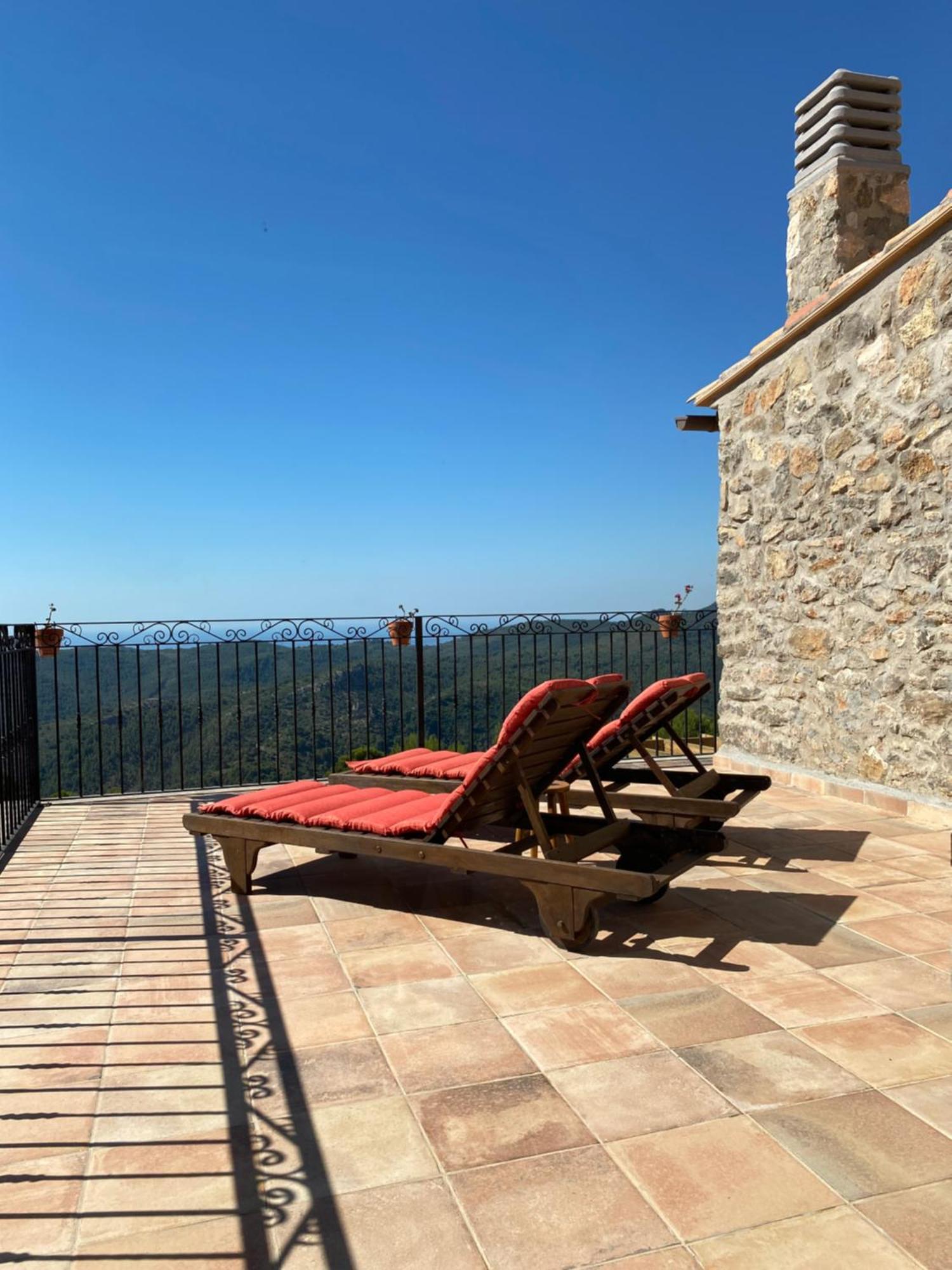 La Cueva De Miravet - Villa De Lujo En La Cima De La Montana Con Vistas Al Mar Cabanes  Exteriör bild